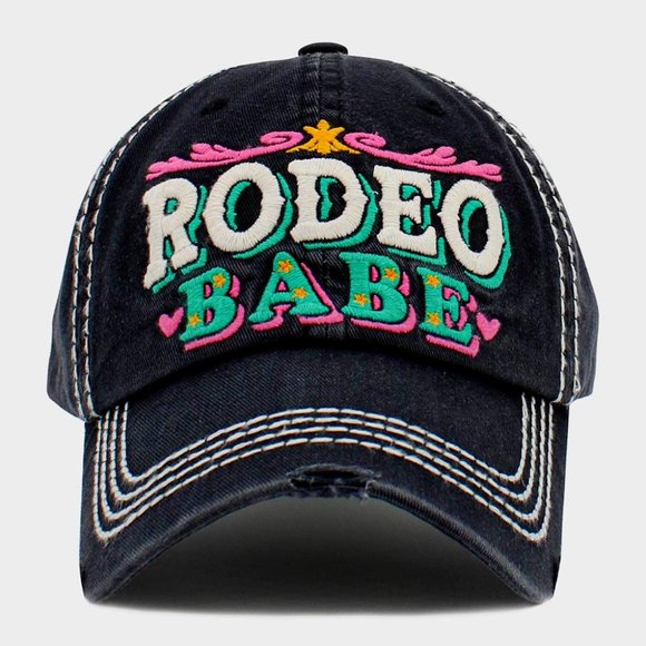 Stylish RODEO BABE embroidered Baseball Cap for Ladies - Picture 1 of 4